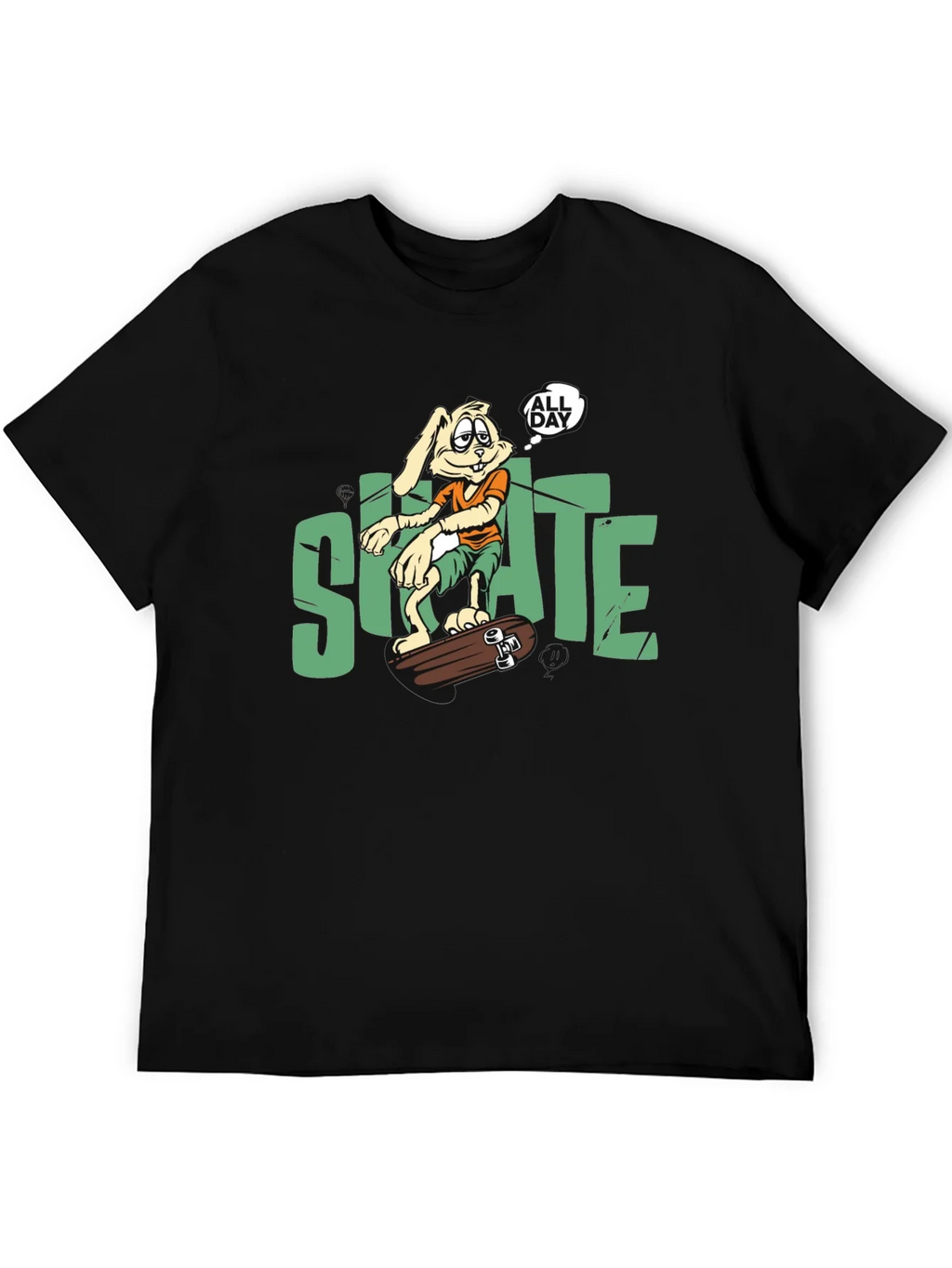 Skate All Day T-Shirt: Bunny Skateboarder product image 8