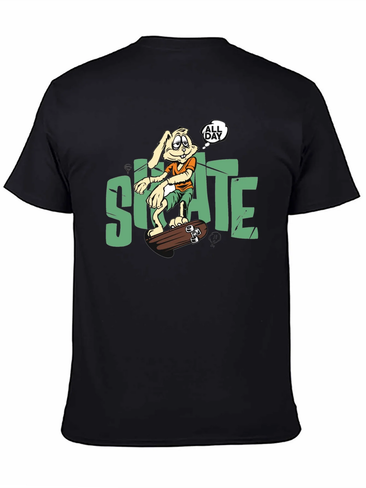 Skate All Day T-Shirt: Bunny Skateboarder product image 7