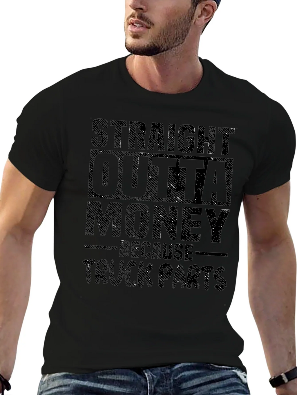 Straight Outta Money Truck Parts T-Shirt product image 9