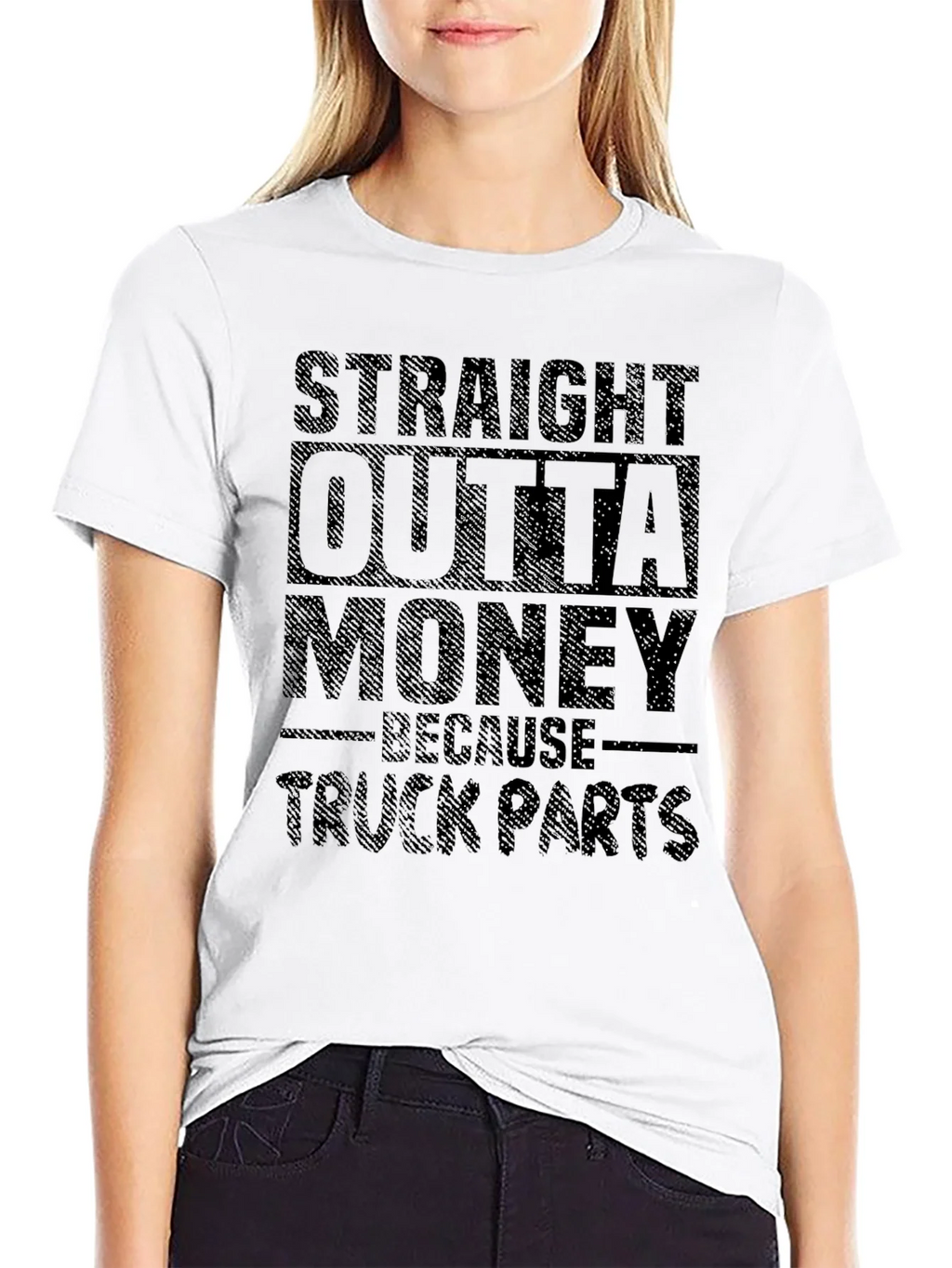 Straight Outta Money Truck Parts T-Shirt product image 11