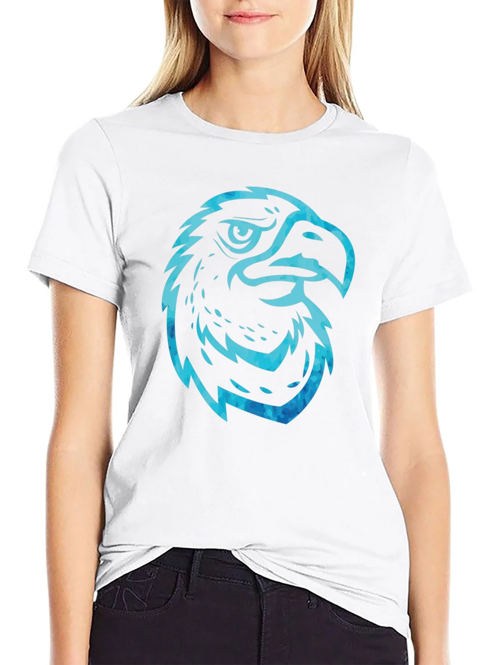 Mens Black Eagle Graphic T-Shirt product image 11