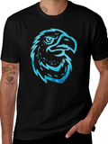Mens Black Eagle Graphic T-Shirt product image 1