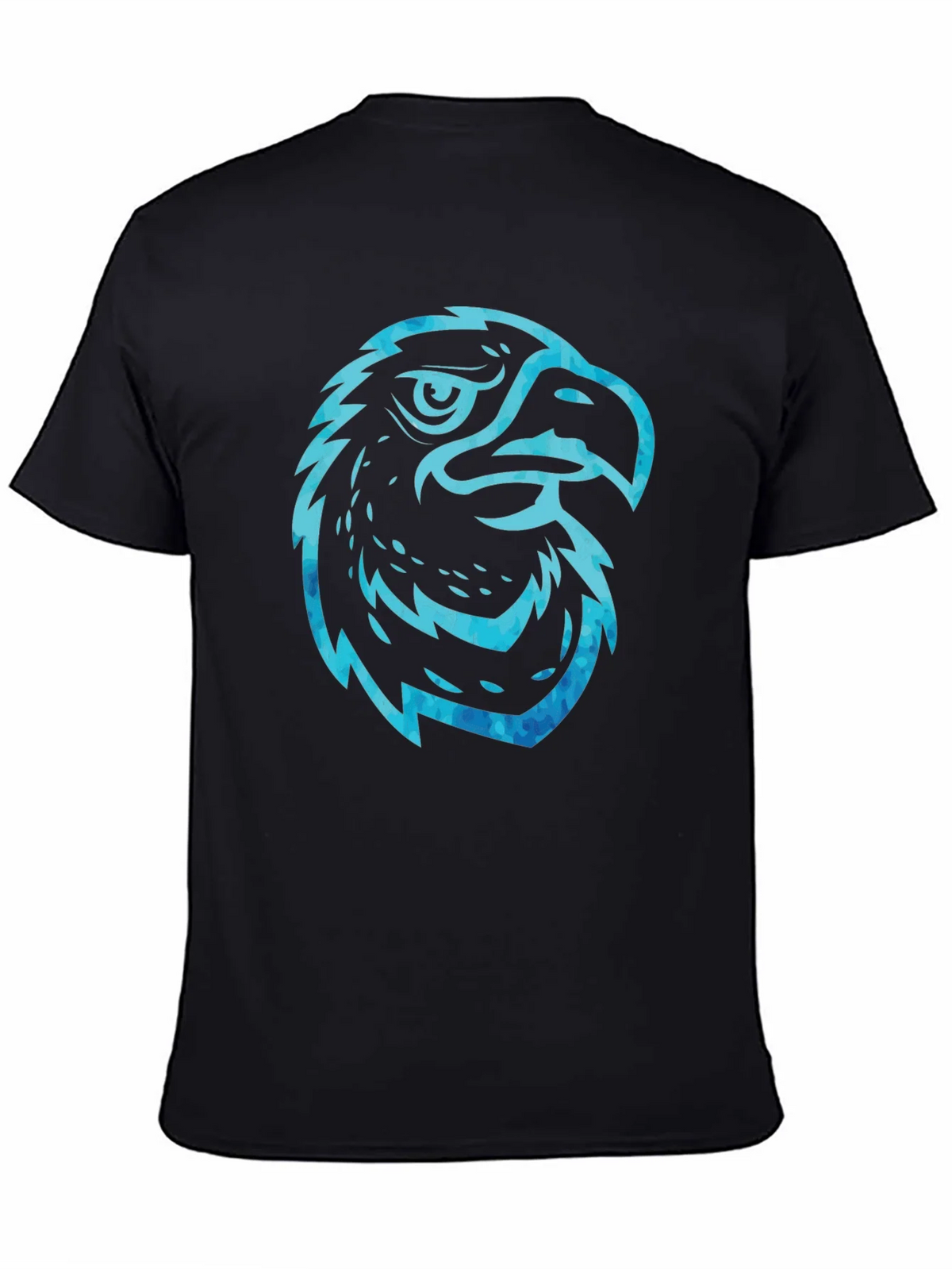 Mens Black Eagle Graphic T-Shirt product image 7