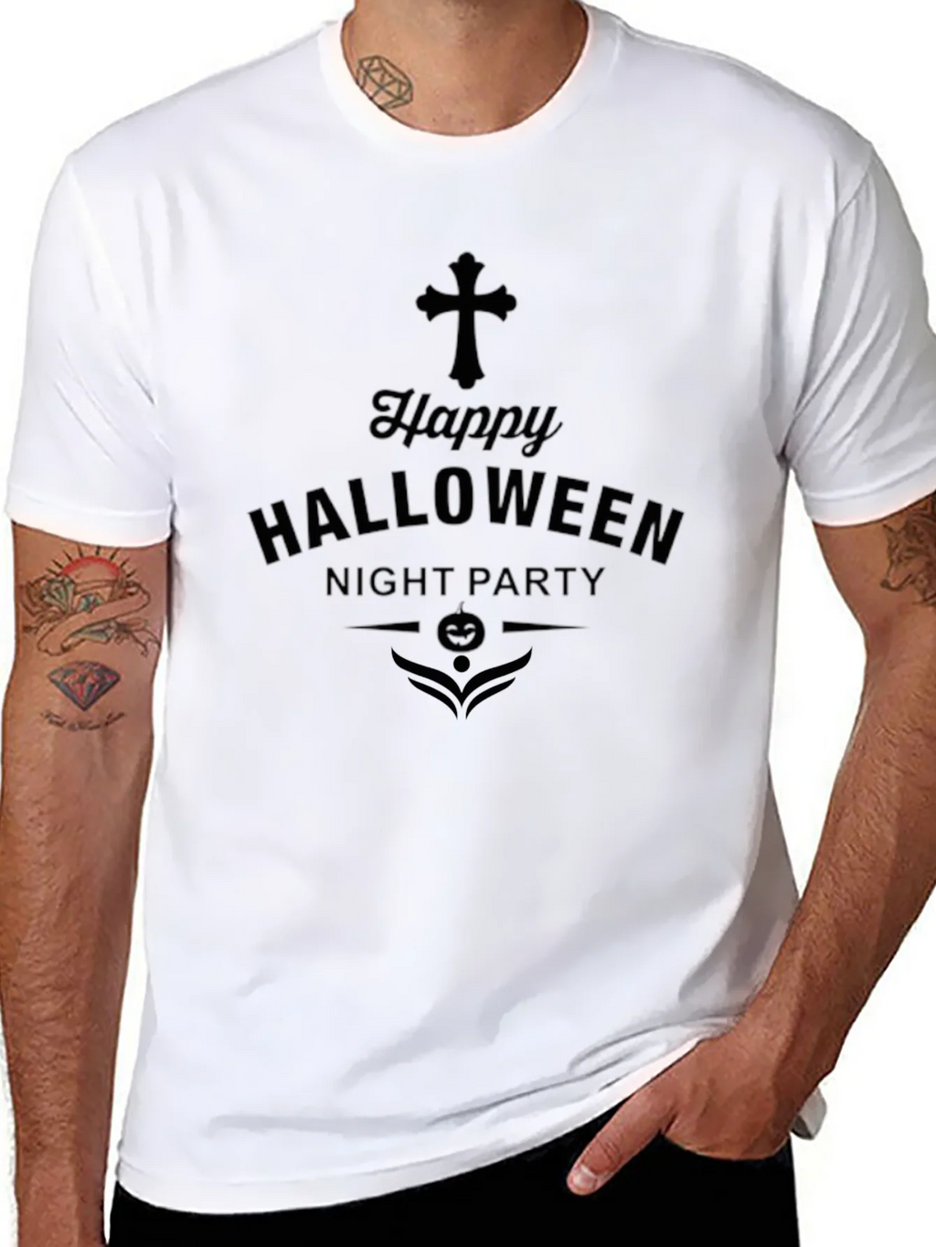 Happy Halloween Night Party T-Shirt Black product image 10