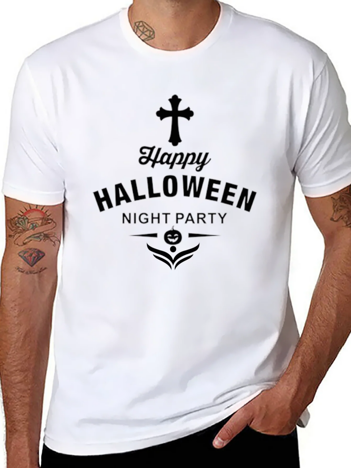 Happy Halloween Night Party T-Shirt Black product image 10
