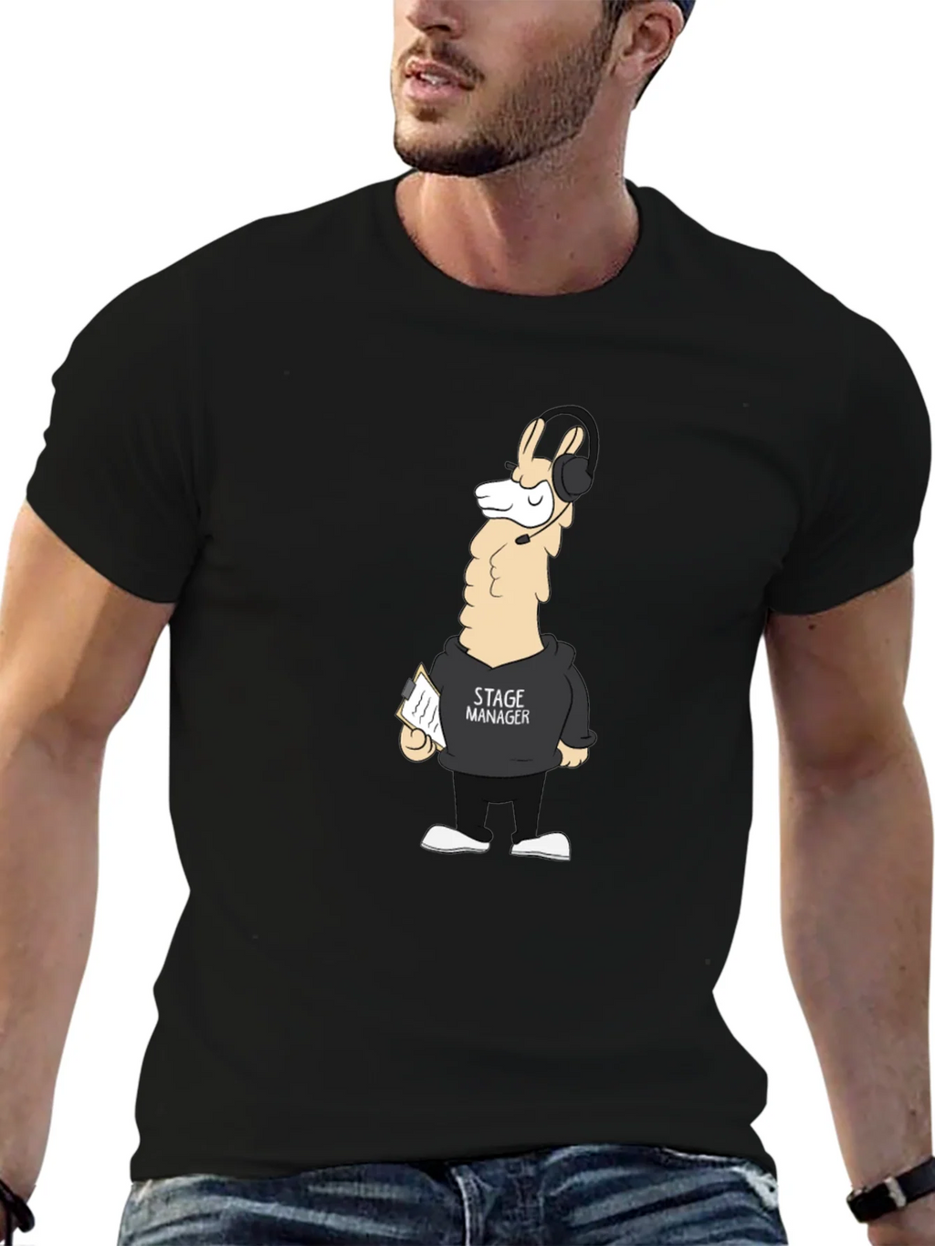 Stage Manager Llama T-Shirt - Unique Design product image 9