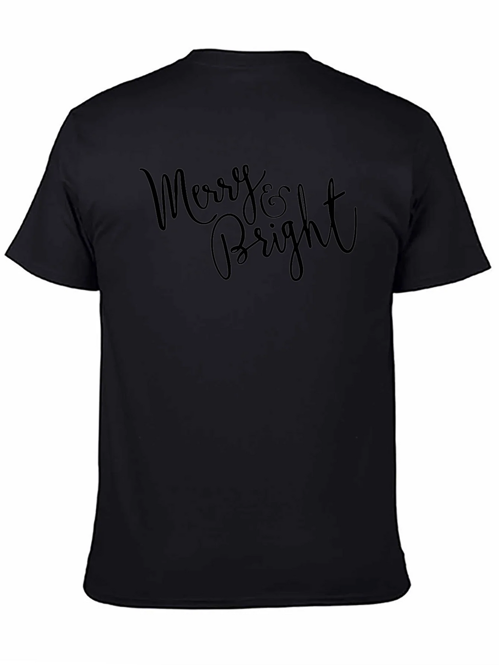 Merry & Bright Black Graphic Tee product image 7