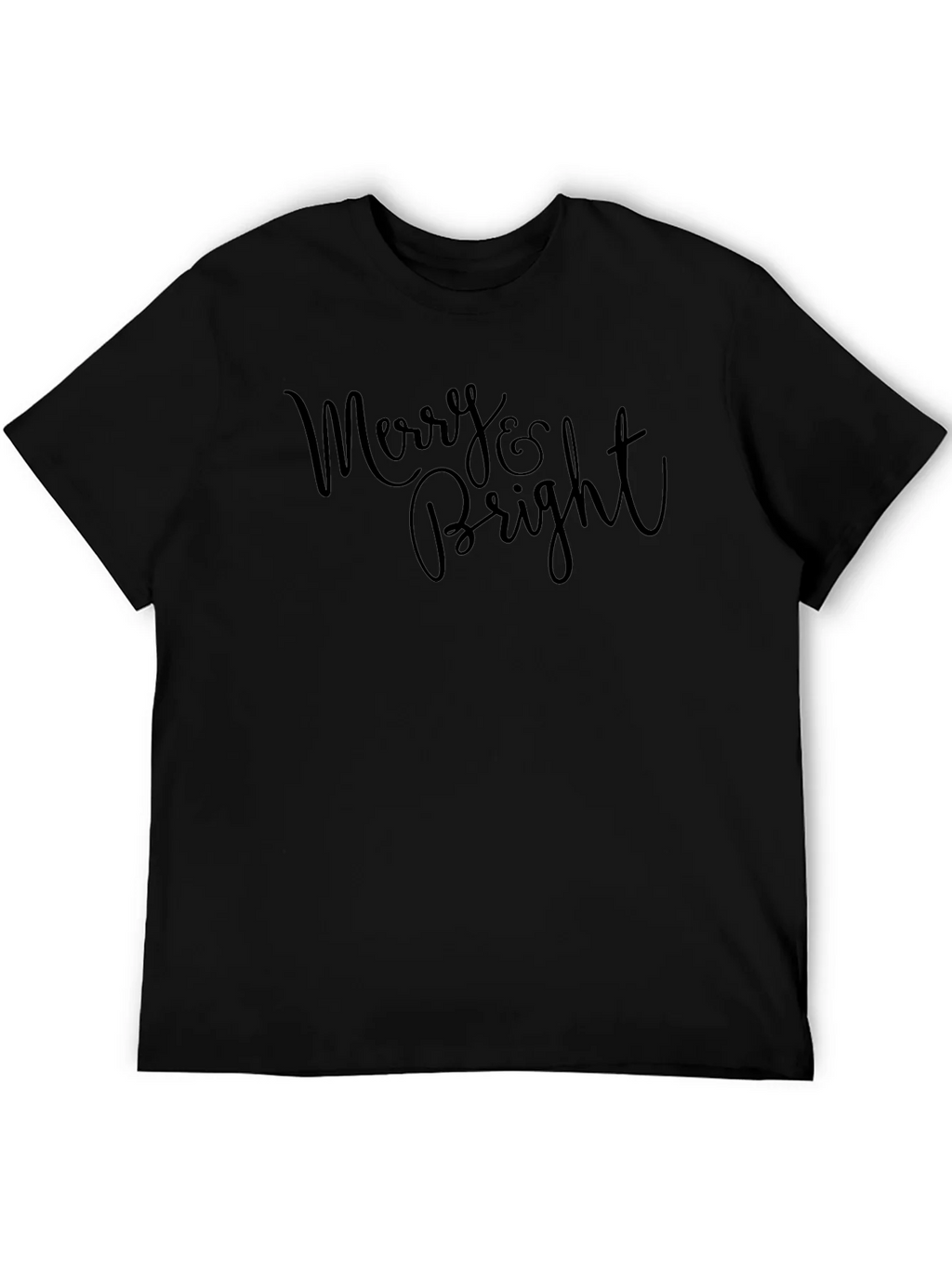 Merry & Bright Black Graphic Tee product image 8