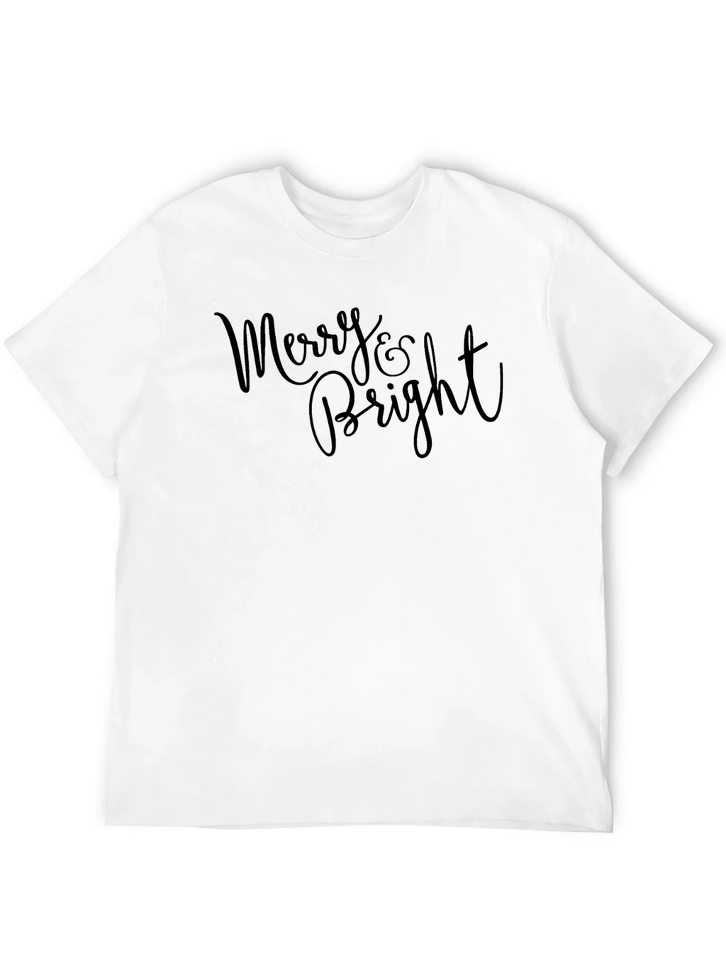 Merry & Bright Black Graphic Tee product image 3