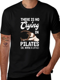 Pilates T-Shirt - No Crying Maybe a Little product image 1