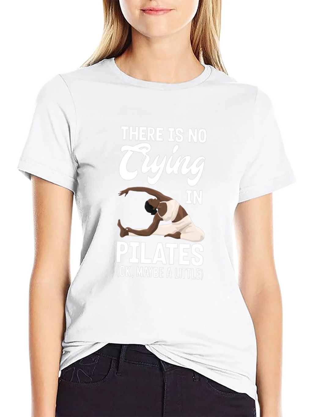 Pilates T-Shirt - No Crying Maybe a Little product image 11