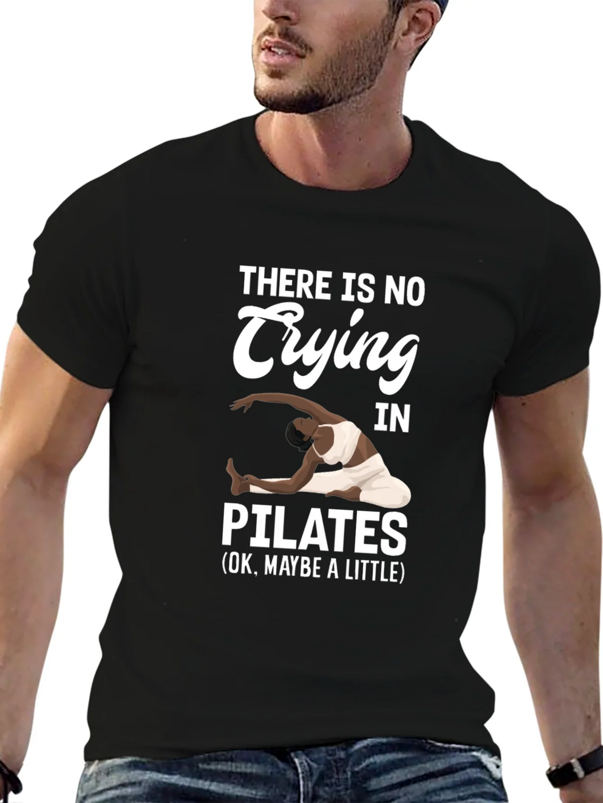 Pilates T-Shirt - No Crying Maybe a Little product image 9