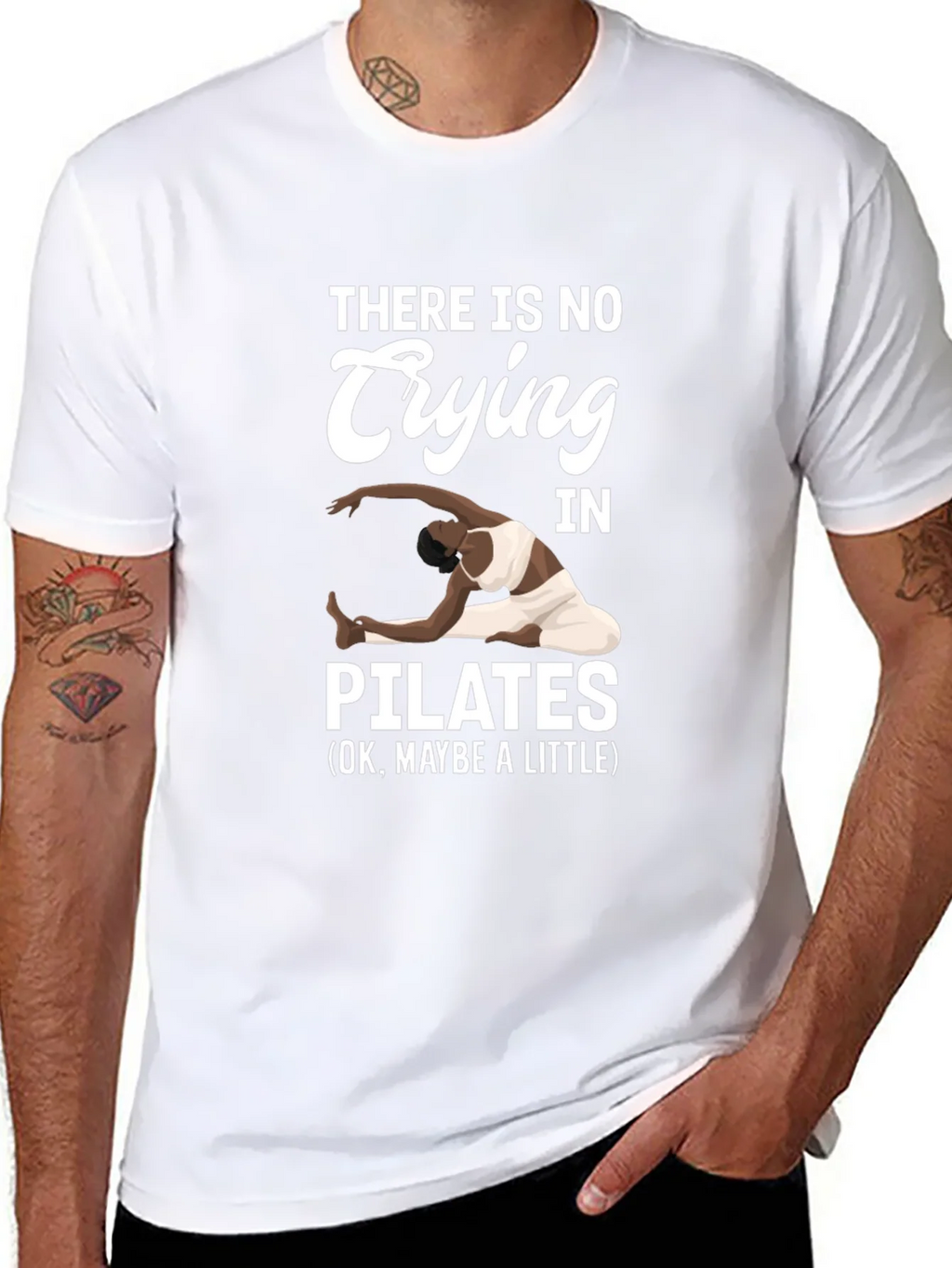 Pilates T-Shirt - No Crying Maybe a Little product image 10