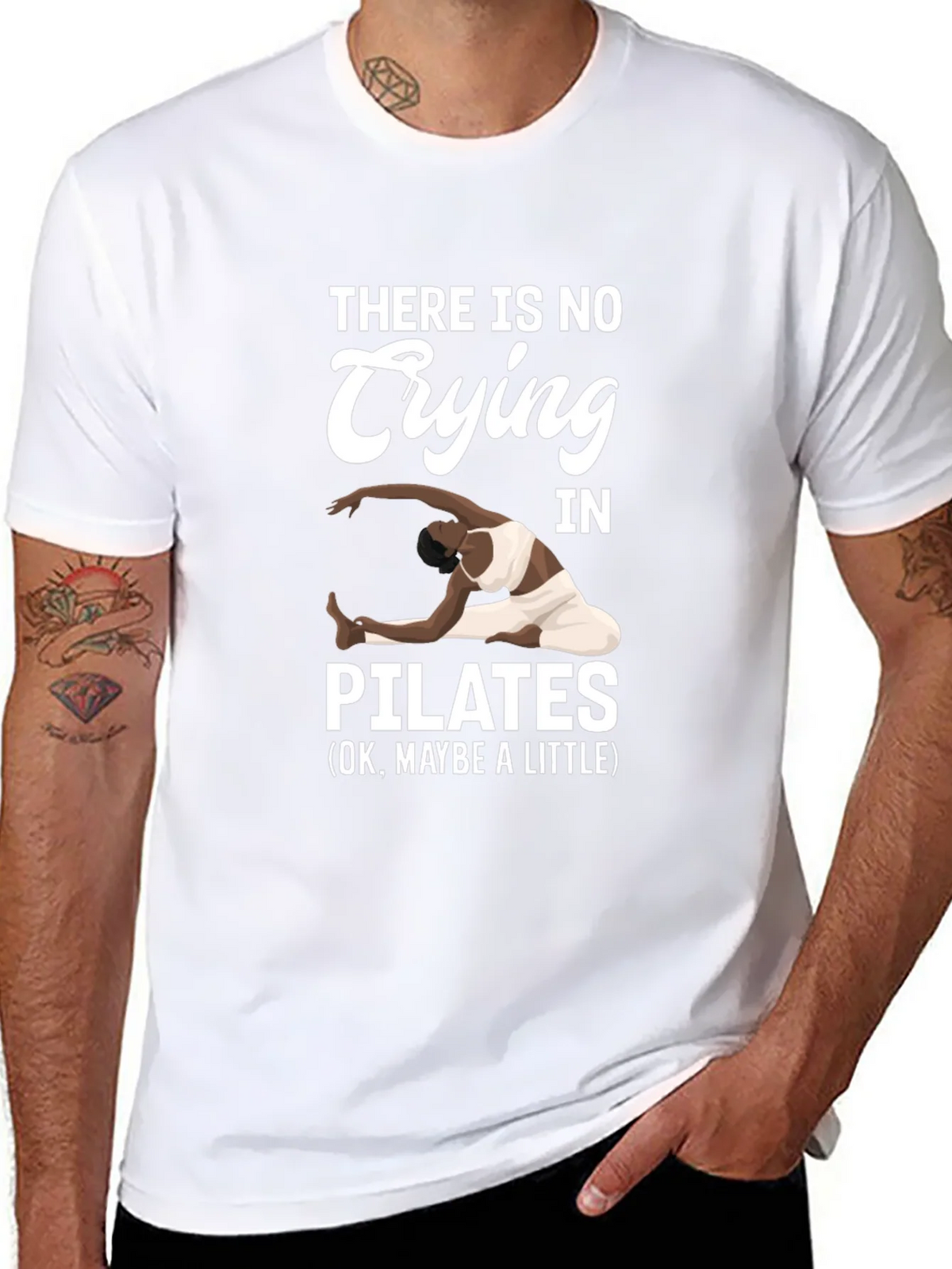 Pilates T-Shirt - No Crying Maybe a Little product image 10