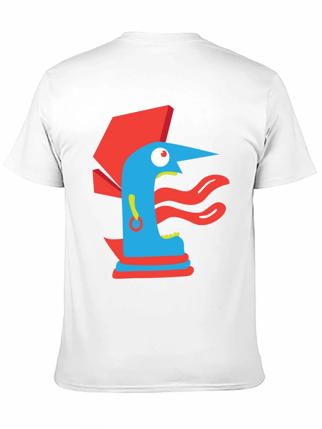 Abstract Graphic Print Tee - Modern Art Black T-Shirt product image 2