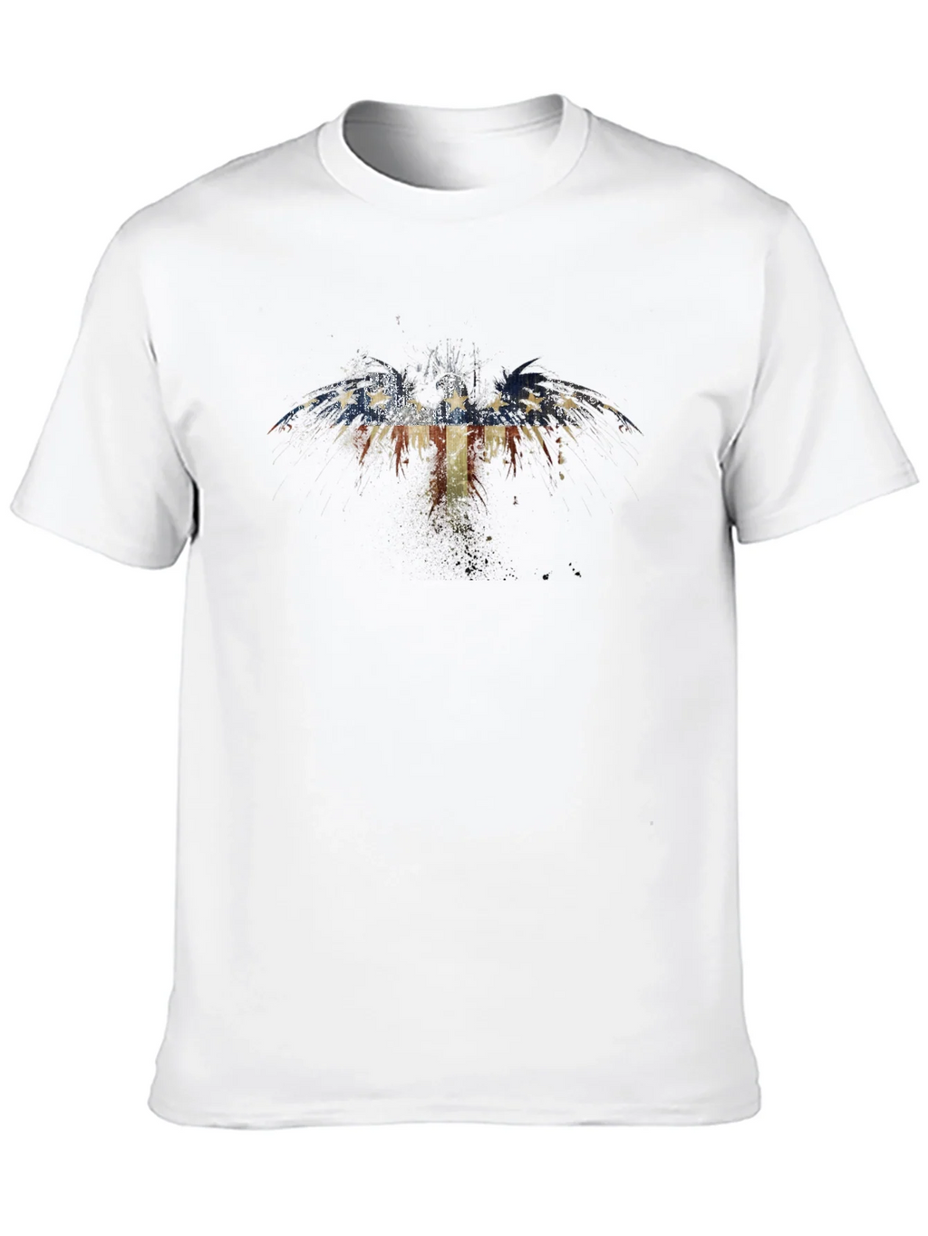 American Flag Eagle Graphic Black T-Shirt product image 12