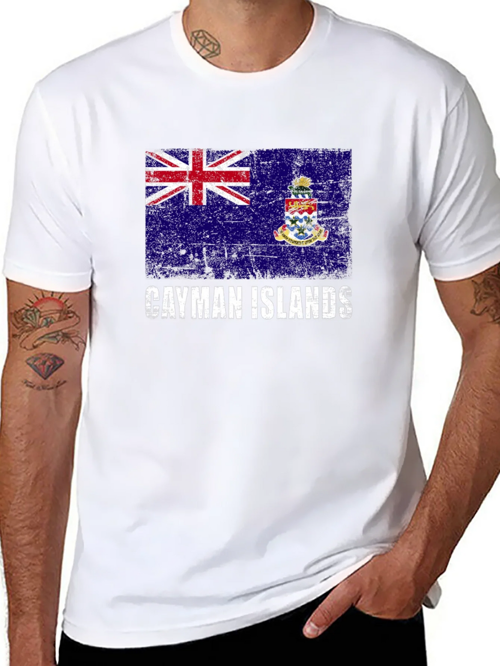 Cayman Islands Flag Graphic T-Shirt product image 10