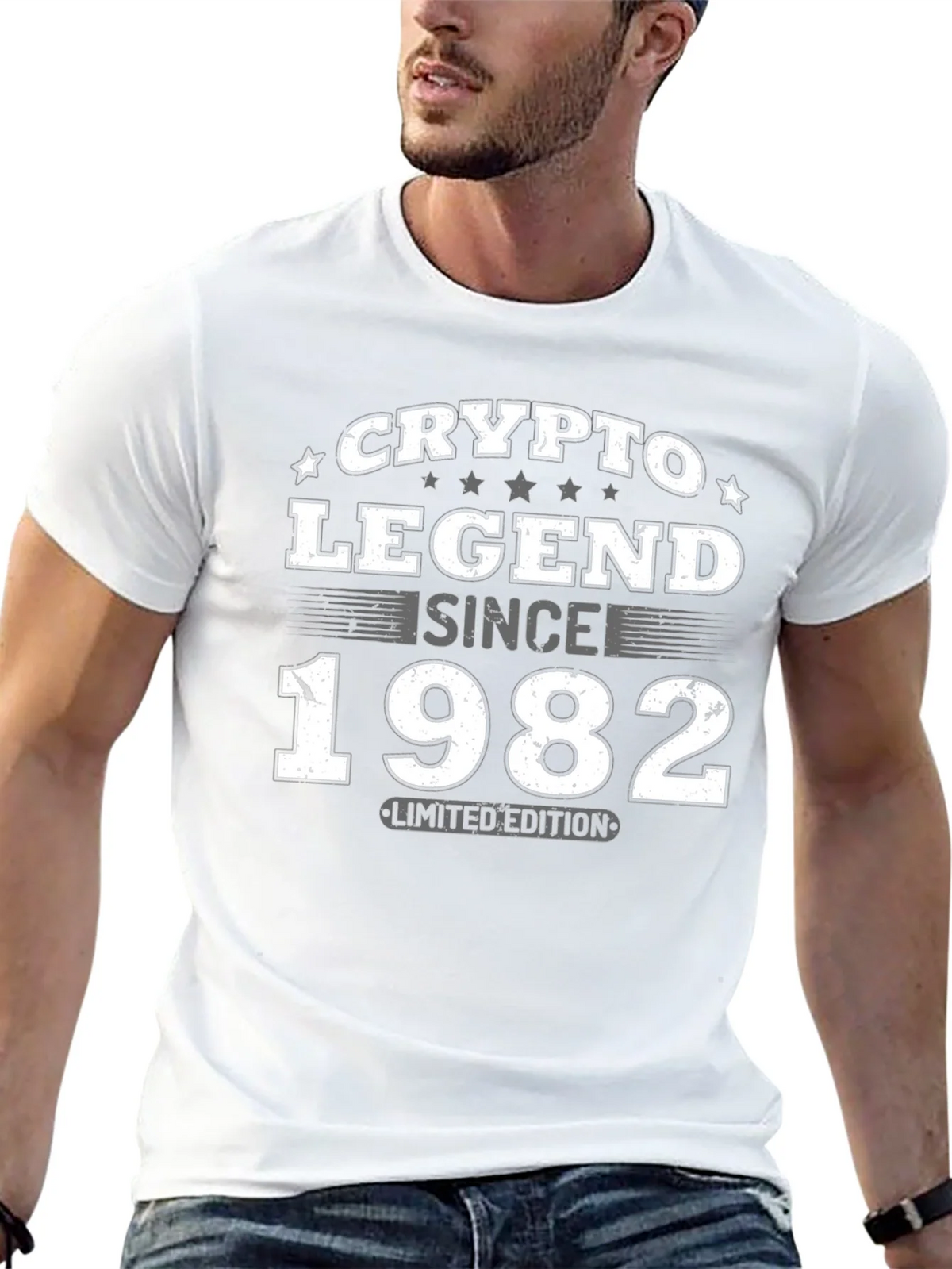 Crypto Legend Since 1982 T-Shirt product image 4