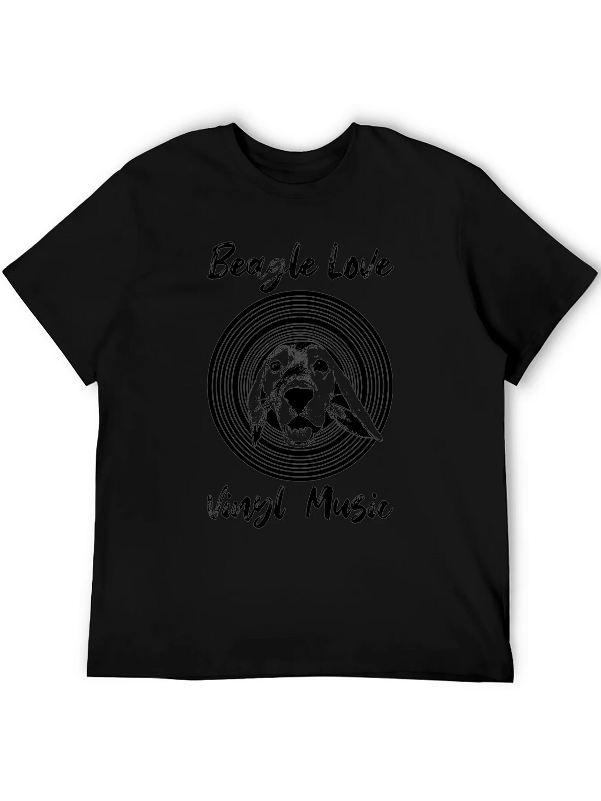 Beagle Love Vinyl Music T-Shirt product image 8