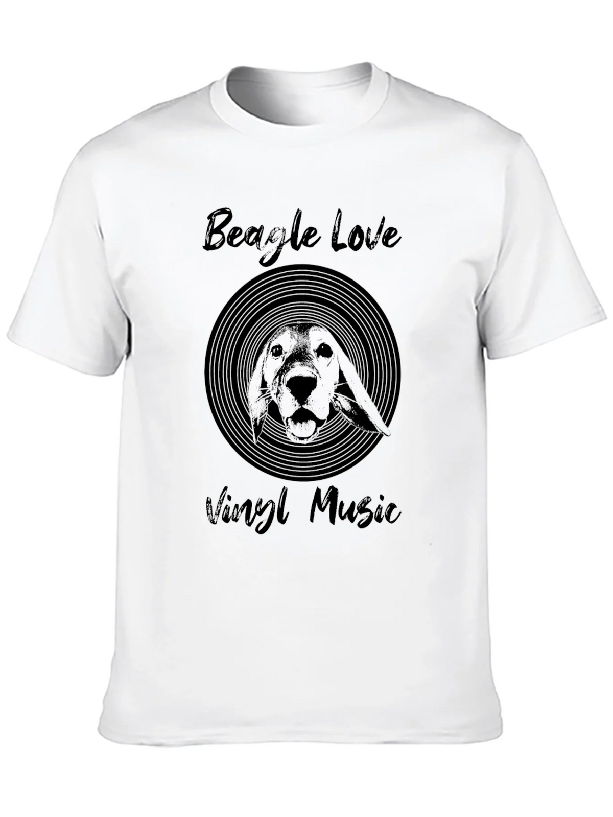 Beagle Love Vinyl Music T-Shirt product image 12