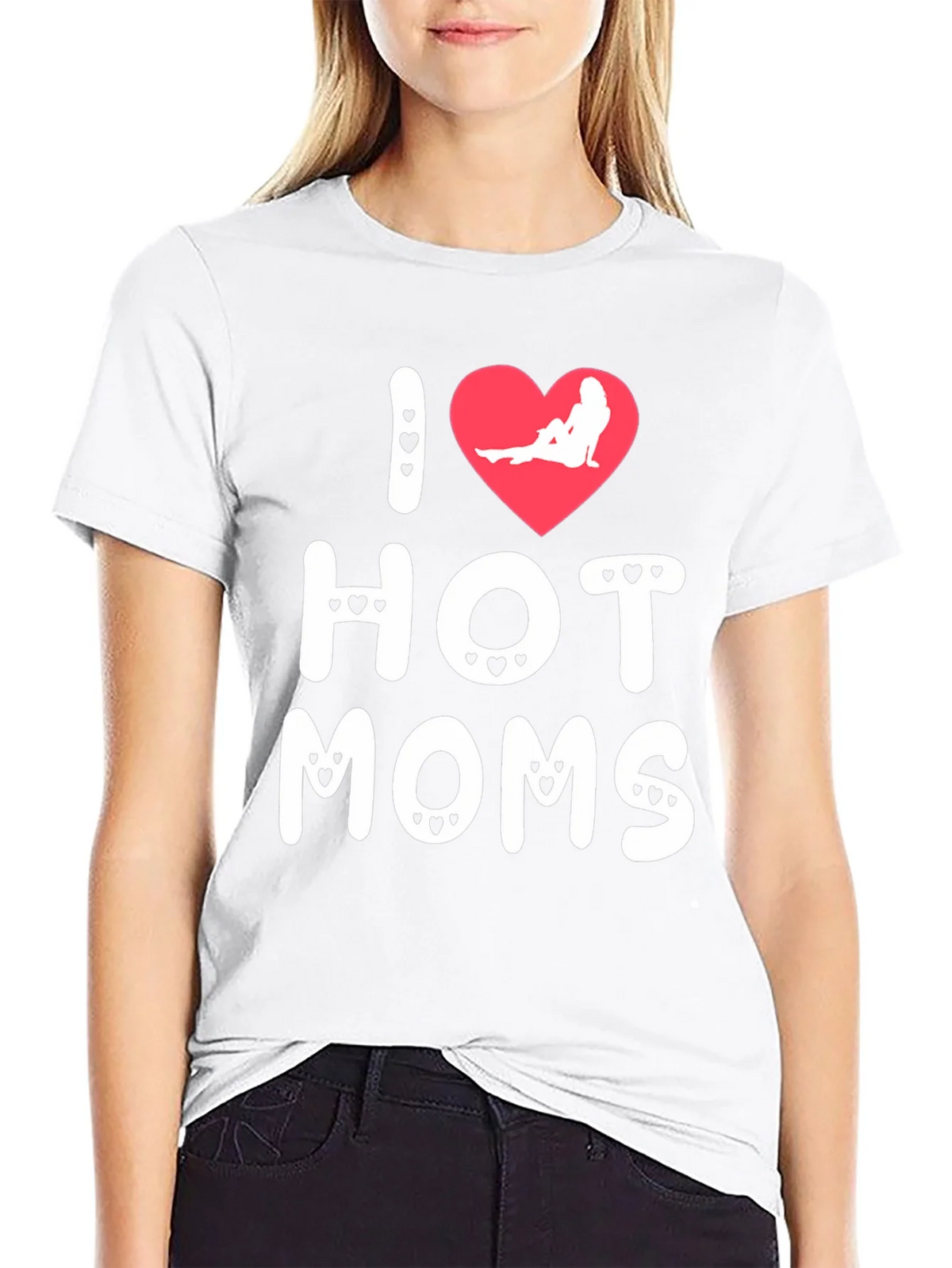 I Heart Hot Moms Graphic T-Shirt product image 11