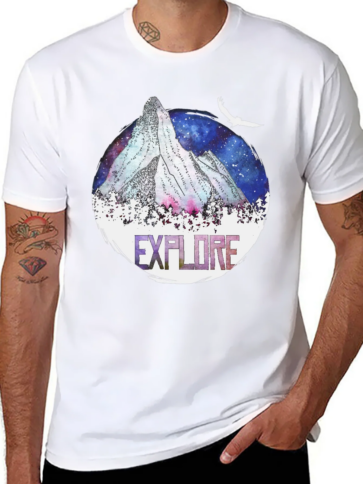 Explore Mountain Graphic T-Shirt - Adventure Ready Tee product image 10