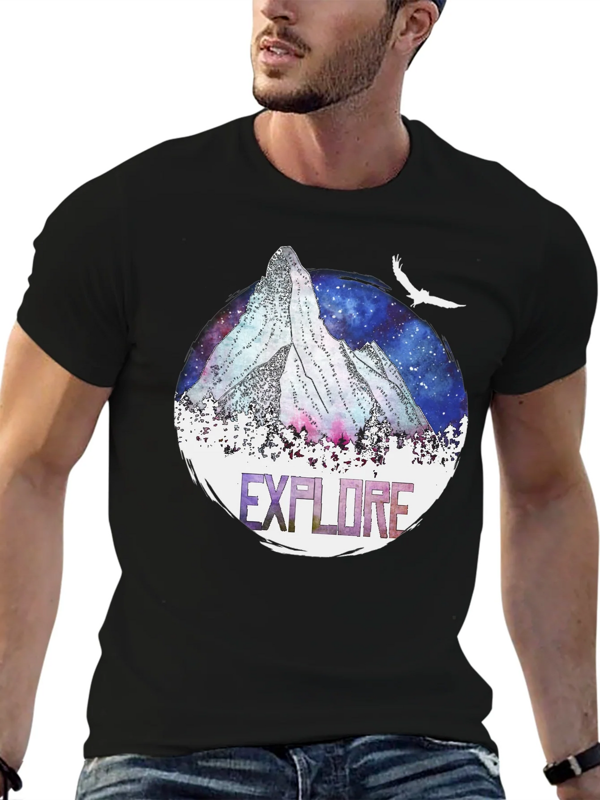 Explore Mountain Graphic T-Shirt - Adventure Ready Tee product image 9