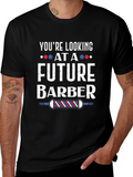 Future Barber Graphic Tee - Mens Black T-Shirt product image 1