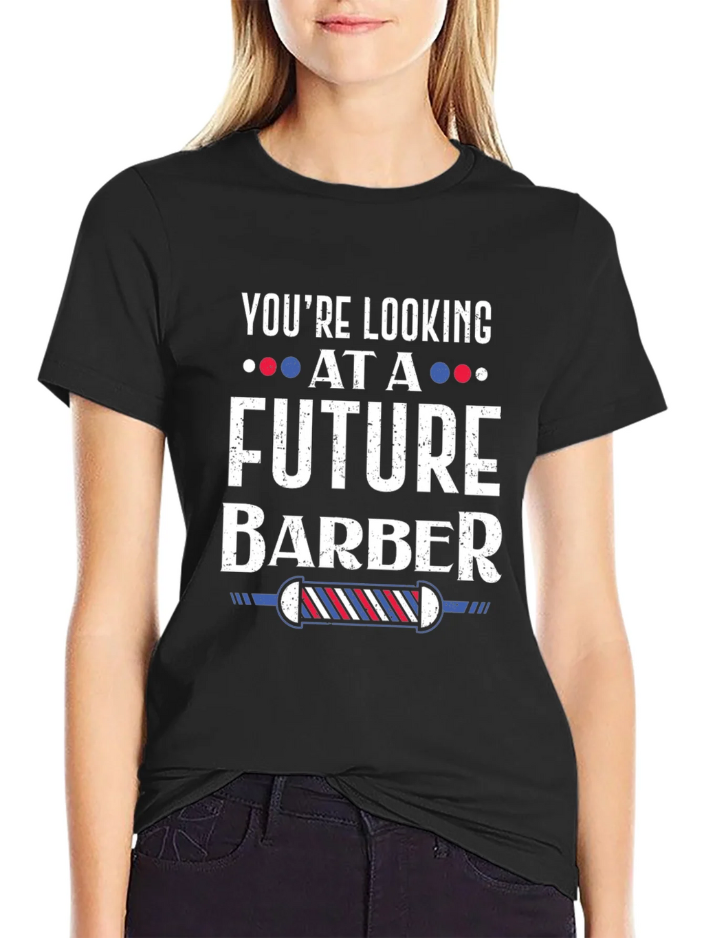 Future Barber Graphic Tee - Mens Black T-Shirt product image 5