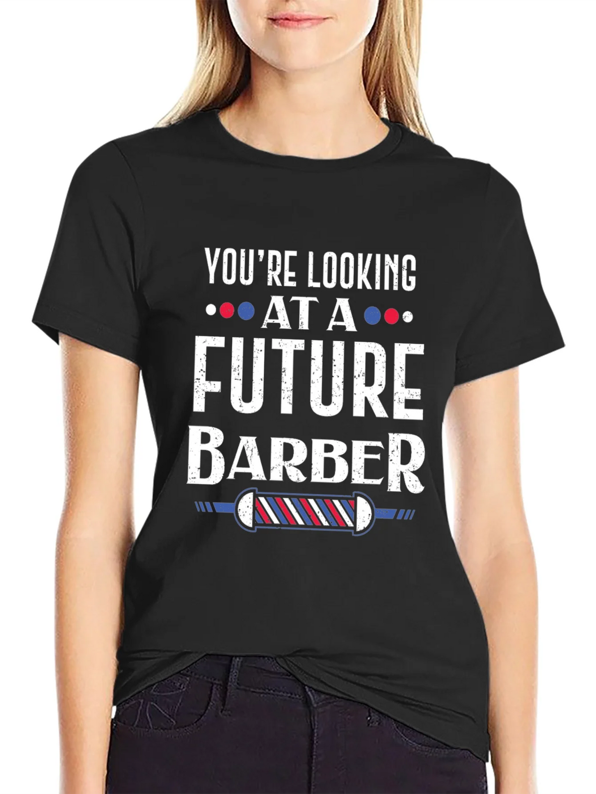 Future Barber Graphic Tee - Mens Black T-Shirt product image 5
