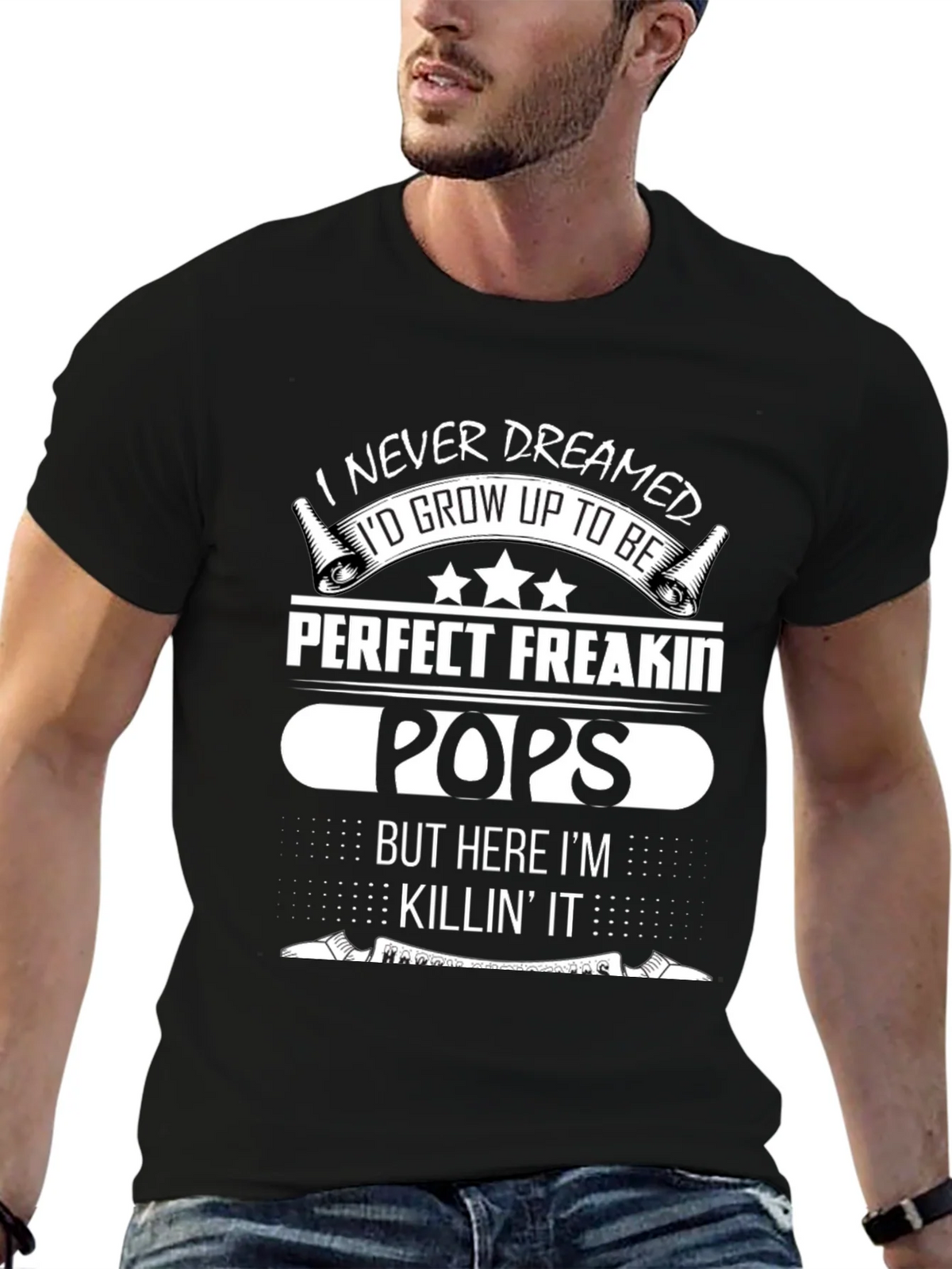 Perfect Freakin Pops T-Shirt - Funny Dad Tee product image 9