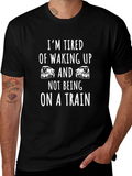 Train Lover T-Shirt - Funny Railroad Enthusiast Tee product image 1