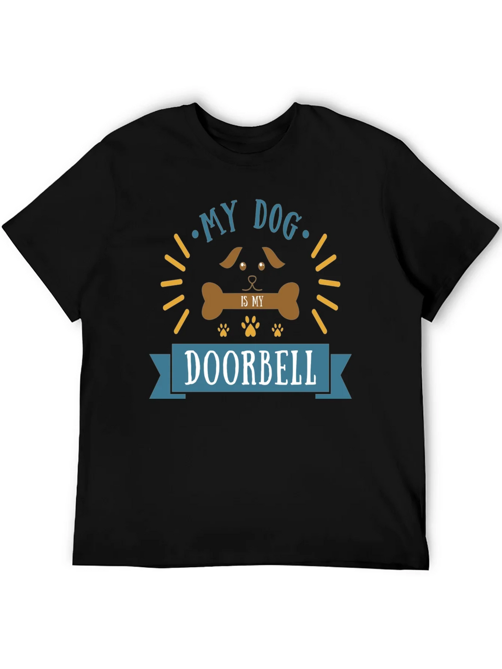My Dog is My Doorbell Funny Graphic T-Shirt product image 8