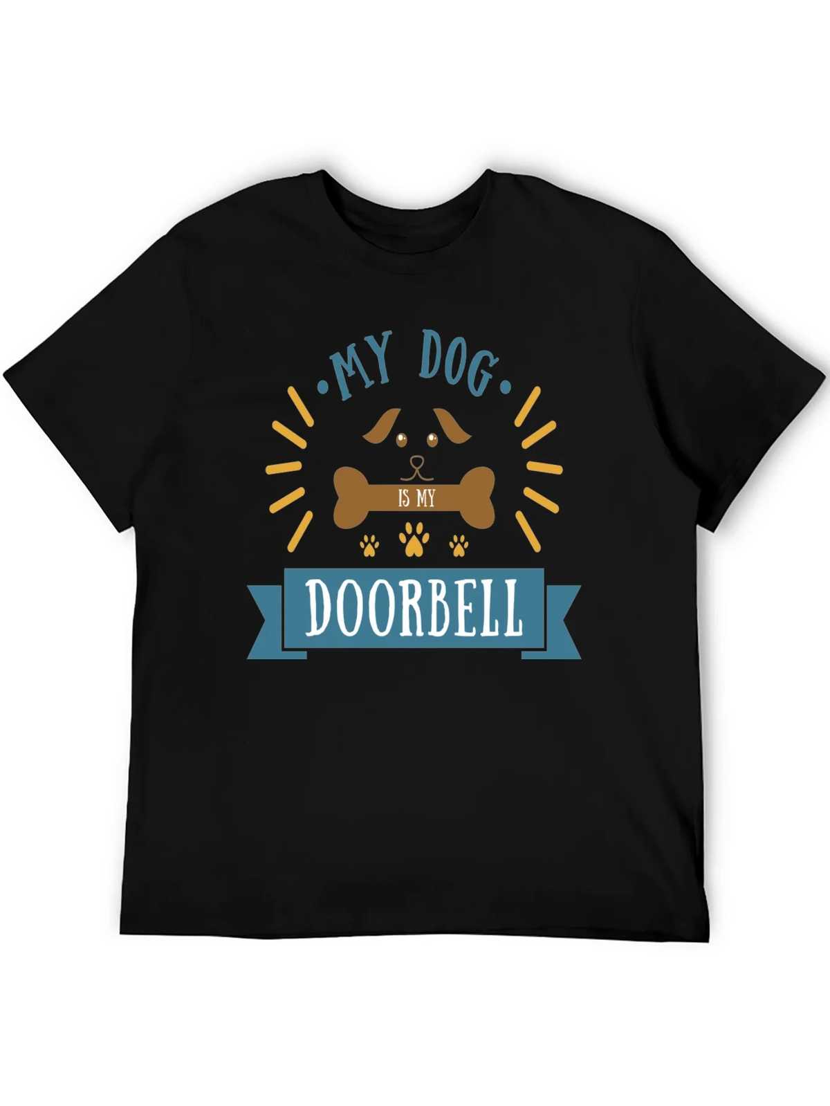 My Dog is My Doorbell Funny Graphic T-Shirt product image 8
