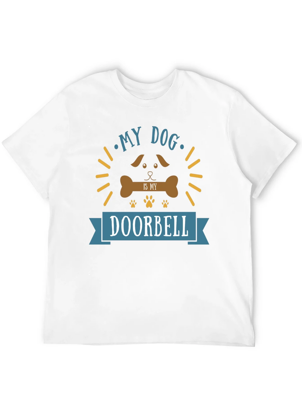 My Dog is My Doorbell Funny Graphic T-Shirt product image 3