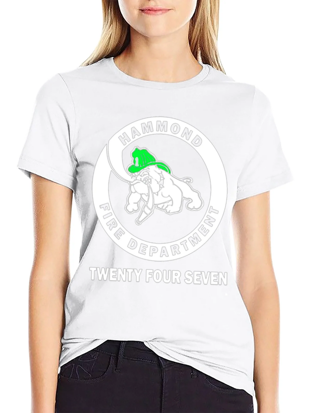 Hammond Fire Department Bulldog T-Shirt product image 10