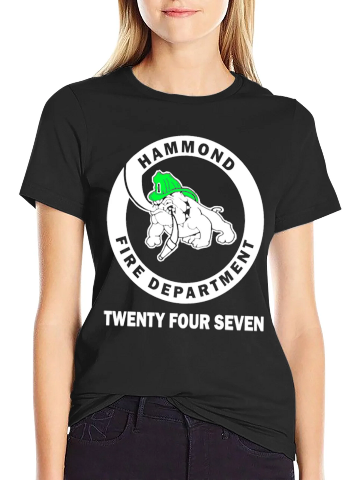 Hammond Fire Department Bulldog T-Shirt product image 5