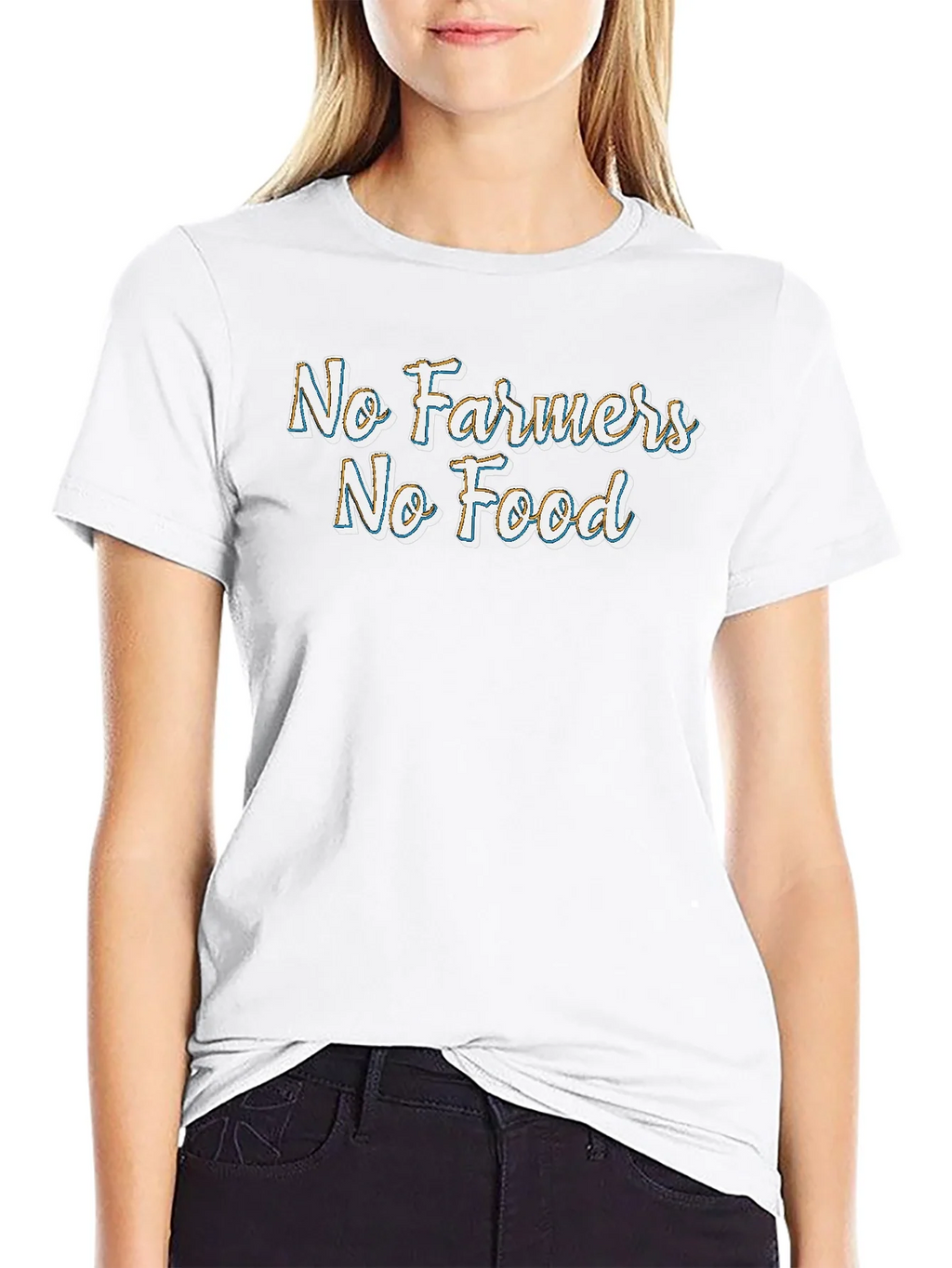 No Farmers No Food Graphic Tee product image 11