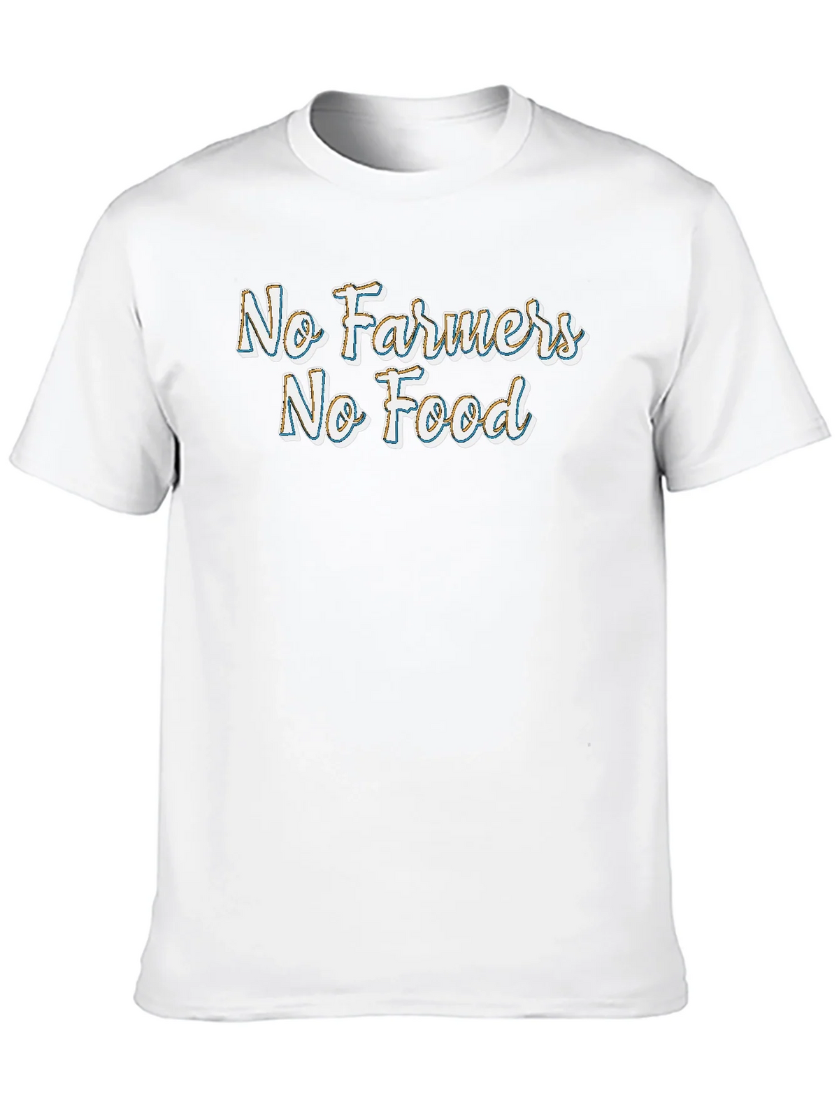 No Farmers No Food Graphic Tee product image 12