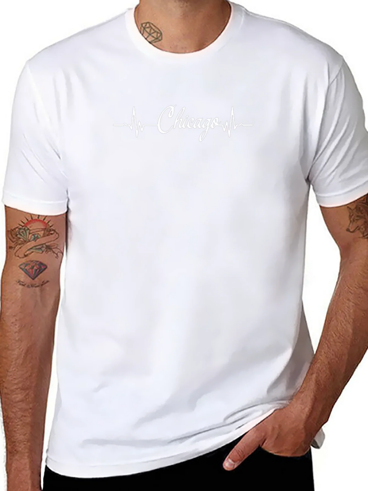 Chicago Heartbeat T-Shirt - City Pride Tee product image 10