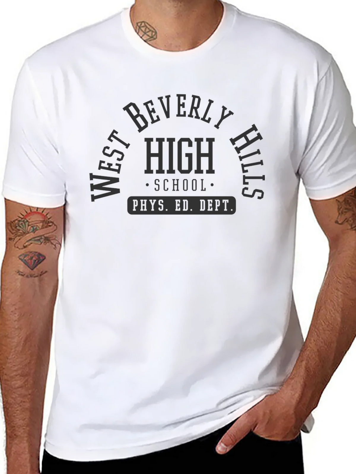 West Beverly High School Phys Ed T-Shirt product image 10