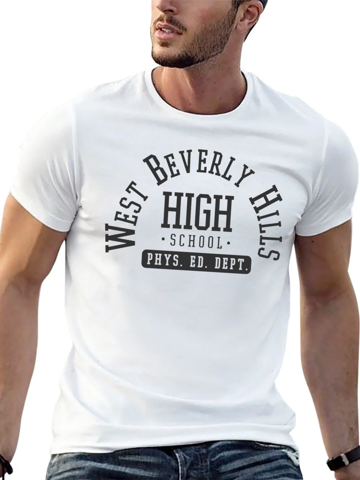 West Beverly High School Phys Ed T-Shirt product image 4