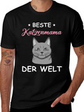 Best Cat Mama T-Shirt - German Text Design product image 1