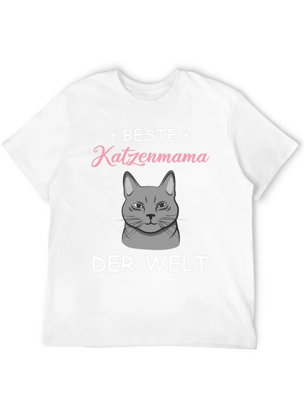 Best Cat Mama T-Shirt - German Text Design product image 3