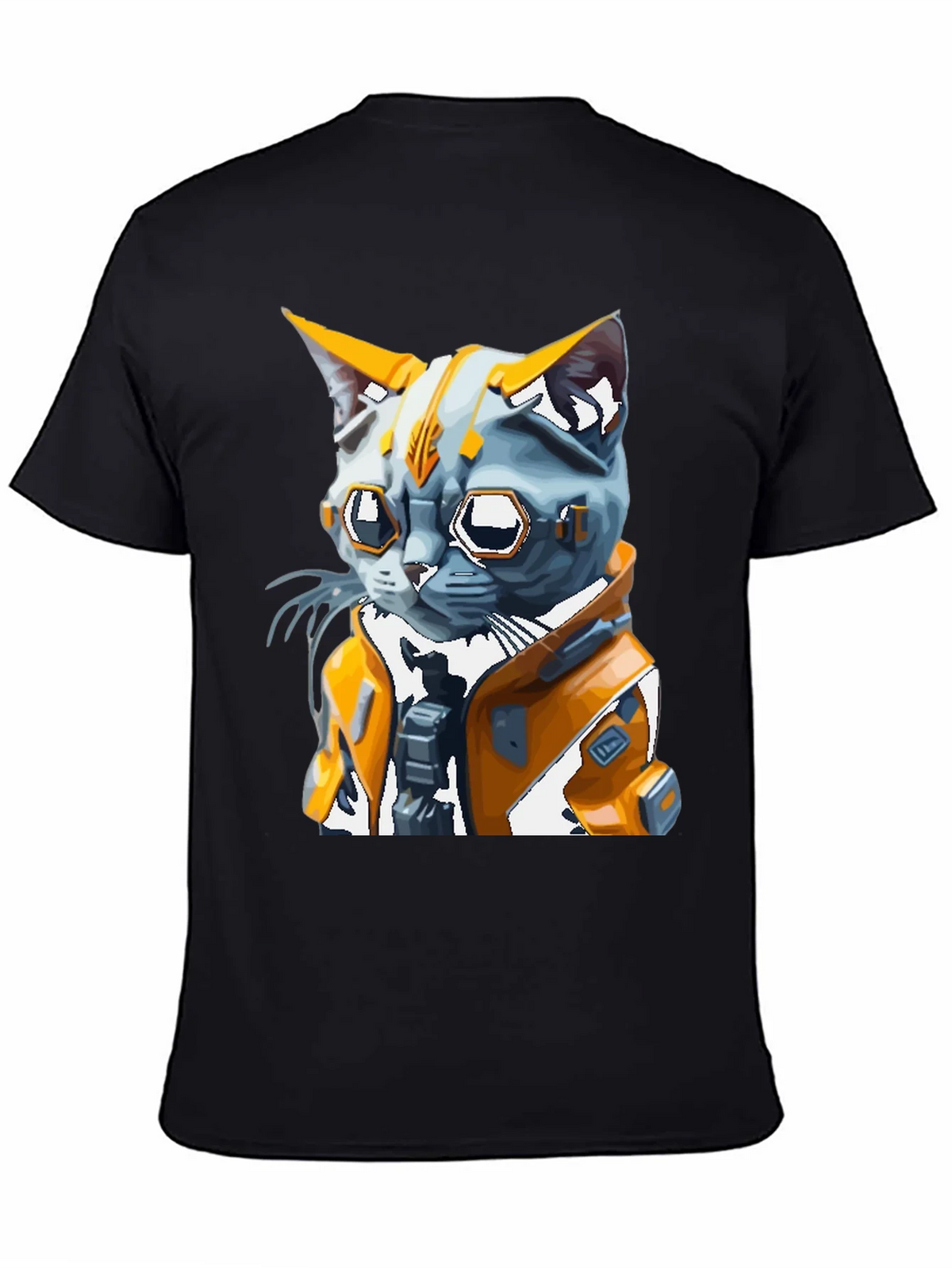 Cyberpunk Cat T-Shirt - Futuristic Feline Design product image 7