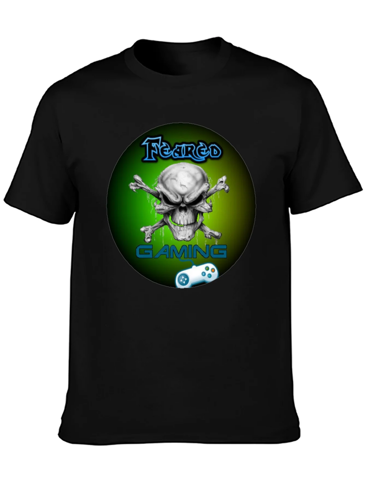 Feared Gaming T-Shirt - Skull & Crossbones Design product image 6