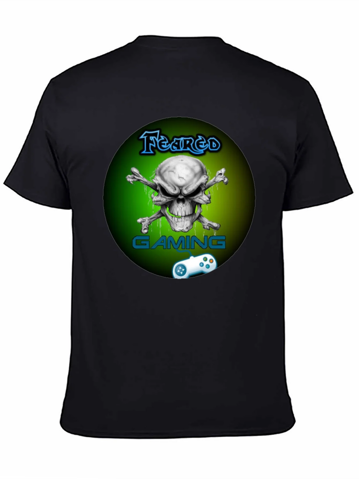 Feared Gaming T-Shirt - Skull & Crossbones Design product image 7