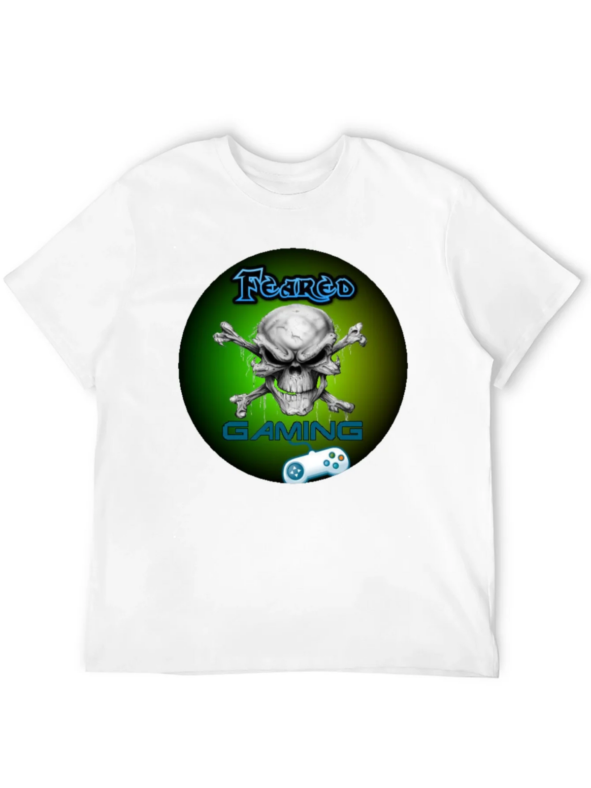 Feared Gaming T-Shirt - Skull & Crossbones Design product image 3