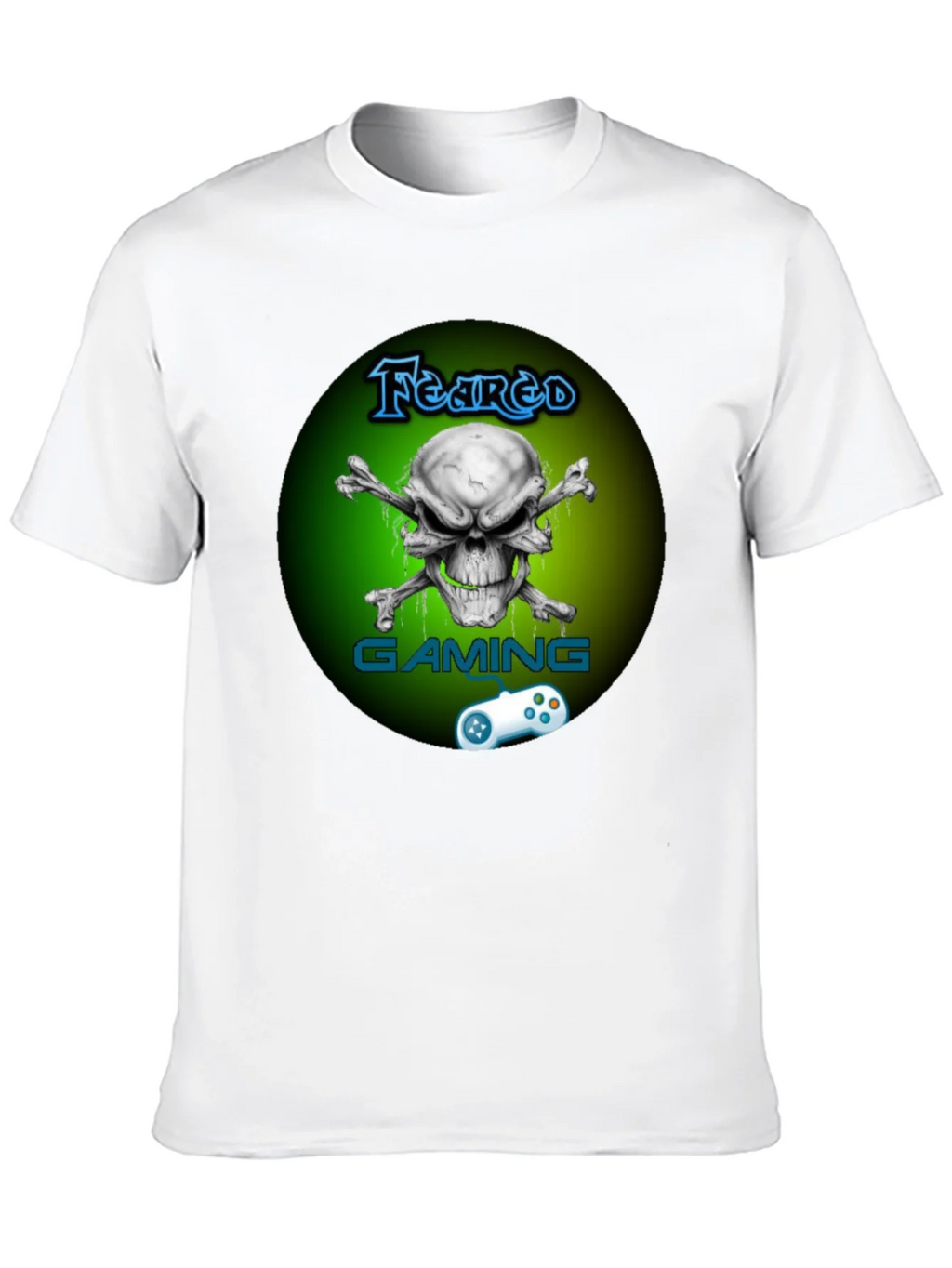 Feared Gaming T-Shirt - Skull & Crossbones Design product image 12