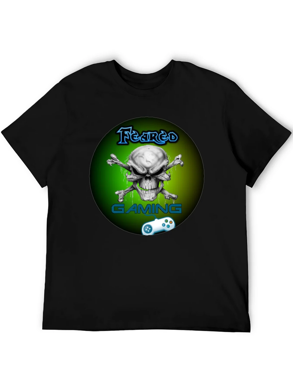Feared Gaming T-Shirt - Skull & Crossbones Design product image 8